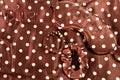 Wine Polka Dot Silk Set